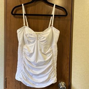 L White Captiva by Christina Tankini top